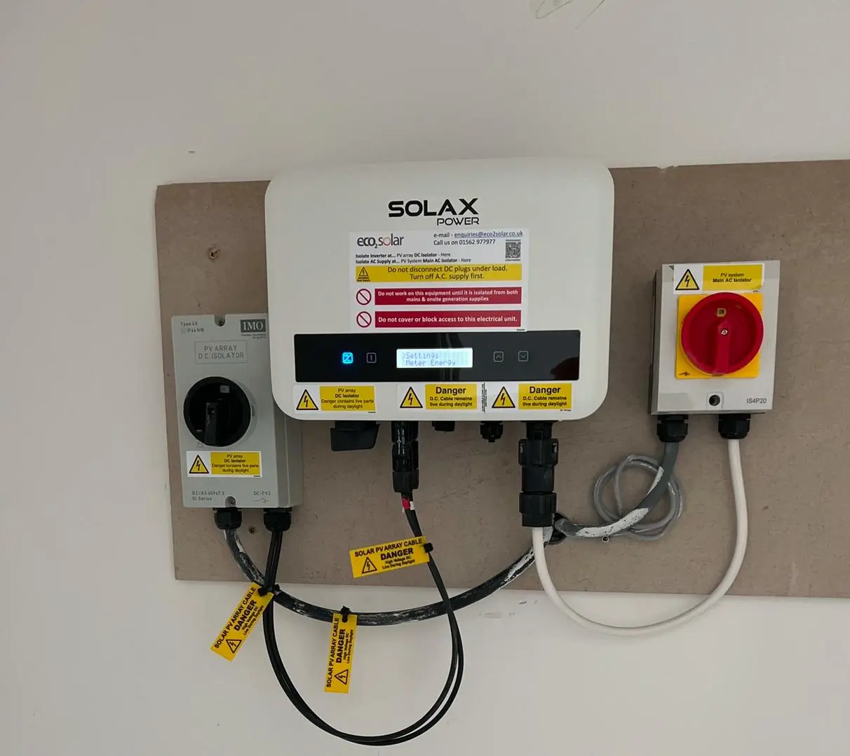 Solar PV & Battery Storage work example 3