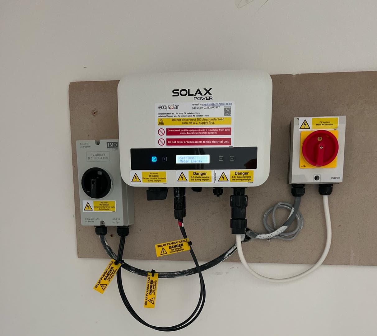 Solar PV & Battery Storage work example 3